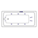 Акриловая ванна Excellent Aquaria Smart 170x75 WAEX.AQU17.SMART