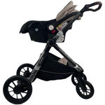 Коляска трансформер 3в1 с перекидной ручкой Luxmom A4 /бежевая