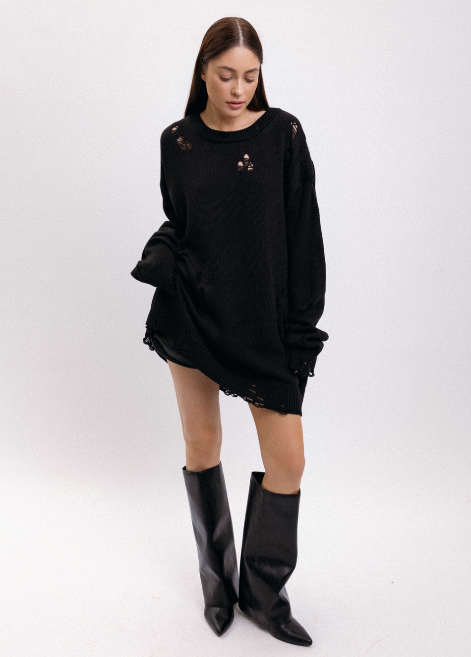 Джемпер РВАНЫЙ