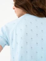 Джемпер для девочки 1384 голубой