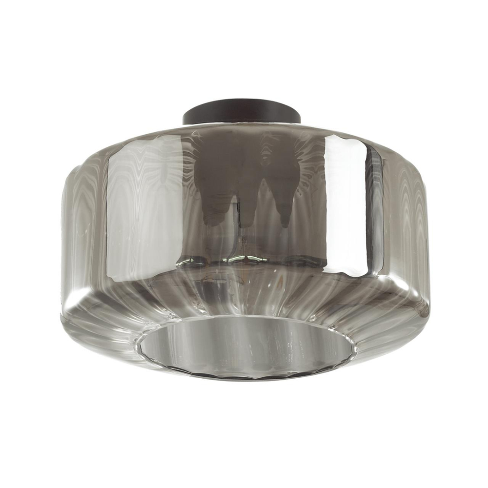 4746/1C PENDANT ODL21 409 дымчатый/черный Светильник потолочный E27 1*60W BINGA