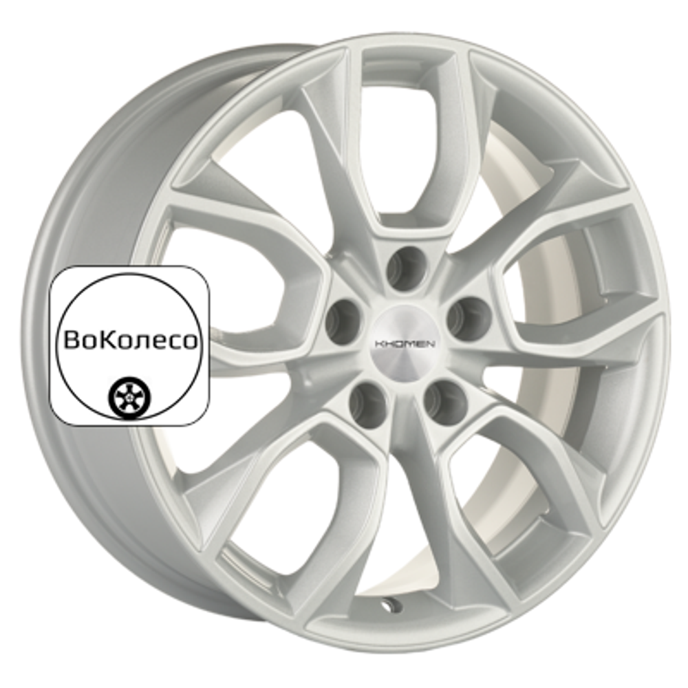 7x17/5x112 ET40 D57,1 KHW1713 (Kodiaq/Tiguan) F-Silver Khomen Wheels