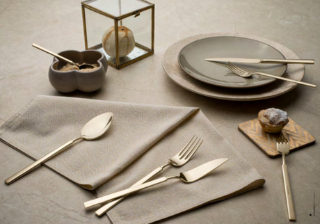 Набор столовых приборов на 6 персон 24 прибора Herdmar Vintage Champagne