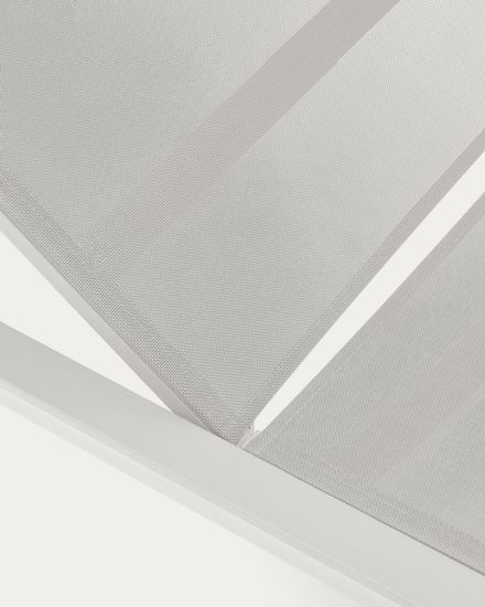 Canutells Алюминиевый шезлонг с белой отделкой Испания La Forma