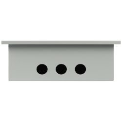 Корпус металлический встраиваемый ЭРА ЩРВ-24 (330х300х120) IP31 УХЛЗ серый | Корпуса металлические модульные