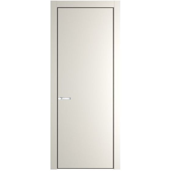 Межкомнатная дверь эмаль Profil Doors 1PA перламутр белый глухая профиль деорэ