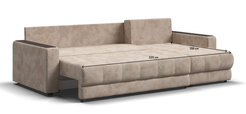 Угловой диван BOSS 3.0 Classic XL велюр Alkantara пепел