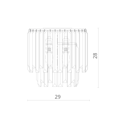 Бра Divinare Nova 1223/02 AP-2