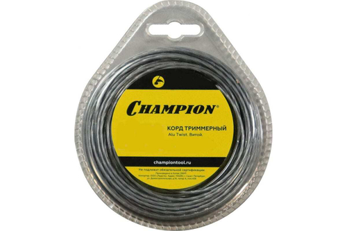 ЗИП Корд триммер (леска) 2,4мм, 12м Champion витой