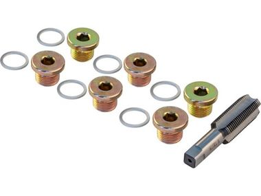 ODPRK1715 Набор для восстановления резьбы сливного отверстия поддона M17х1.5, 7 предметов