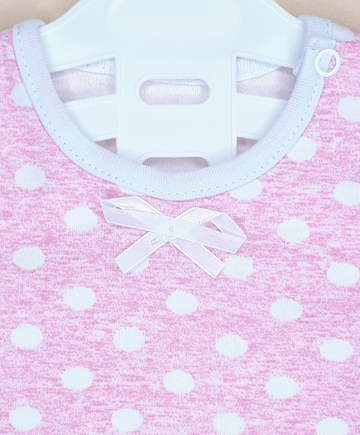 Боди Горошек (розовый)