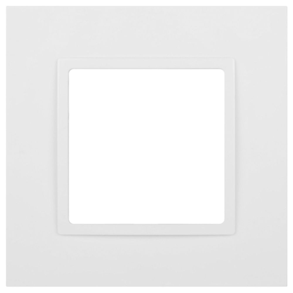Рамка для розеток и выключателей ЭРА Elegance 14-5001-01М на 1 пост, белый матовый