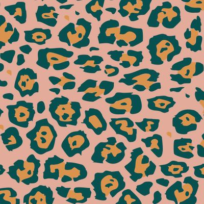 Желто зеленый леопард