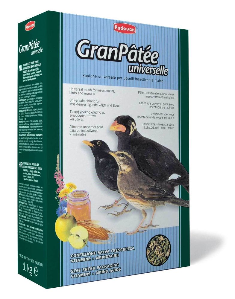 Корм GRANPÂTÉE комплексный/универсальный  д/насекомоядных птиц (1кг)