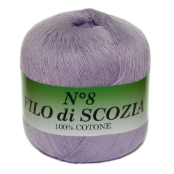 Пряжа Filo Di Scozia №8 50г, 340м, 100%мерсеризованный хлопок (цена за 1 шт)