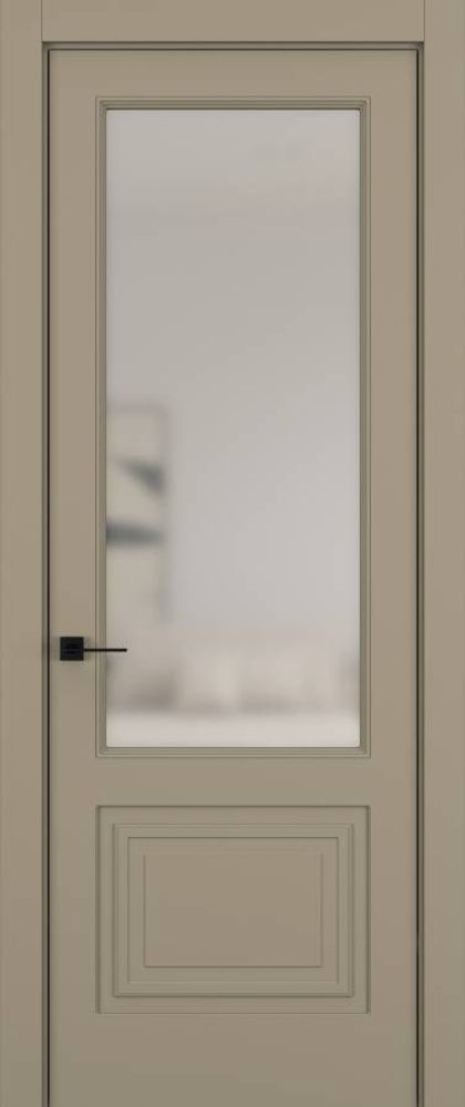 Дверь 02V ELEGANT Матовый Серо-бежевый