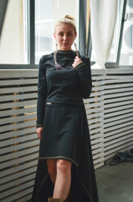 Платье Chintamani с длинным рукавом черное