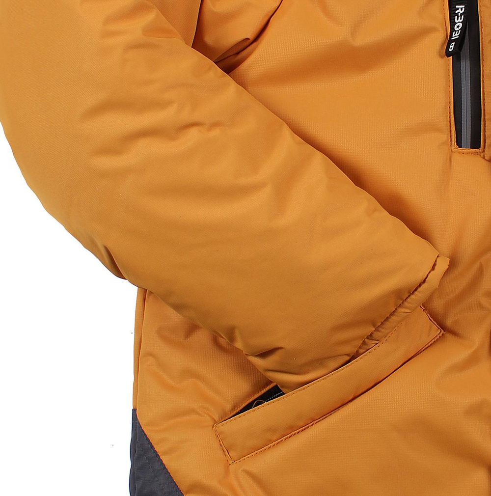 Комплект зимний д/мальчика р.134, горч. (Rusland) А 22-22