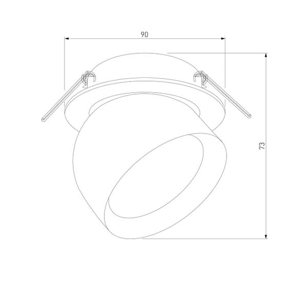 Встраиваемый светодиодный спот Elektrostandard Uno 25092/LED a065454