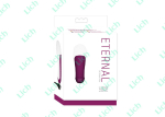 Стильный и компактный вибромассажер Eternal 9x, 4,5 см
