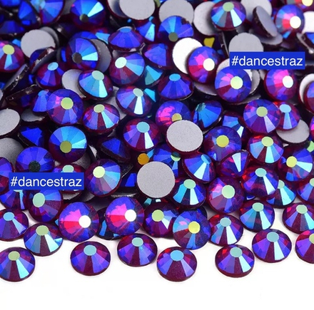 Стразы клеевые, Dark siam AB, P43, SS20, 1440, (F2)