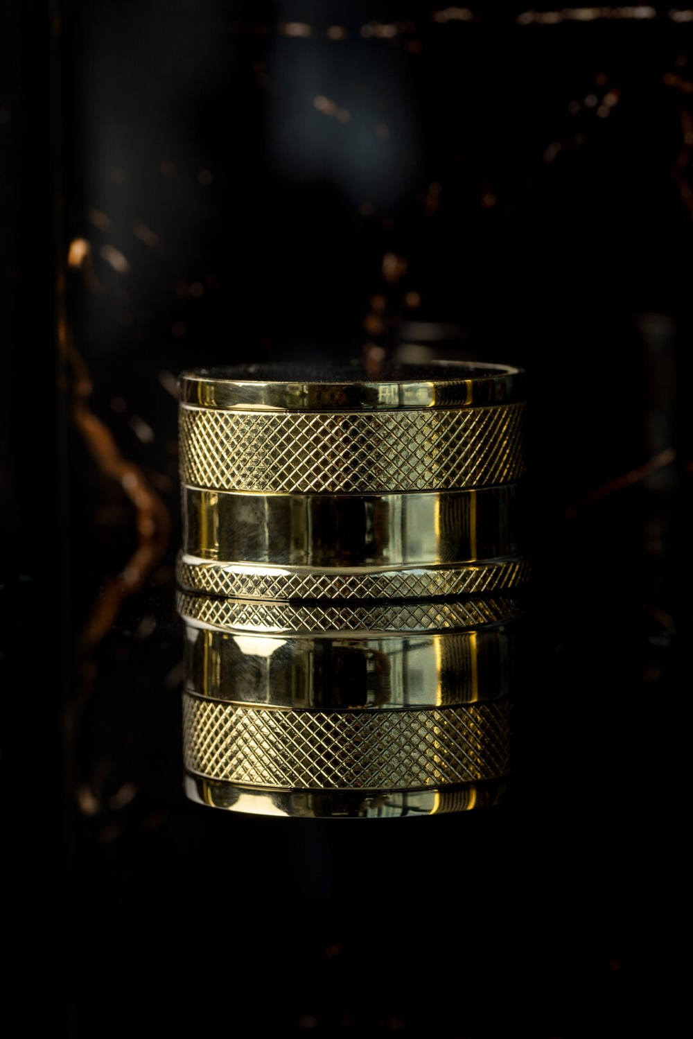 Boheme Смеситель на столешницу PRESTIGE на 3 отв. GOLD