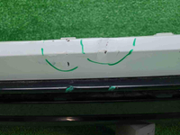 Юбка заднего бампера VW Touareg 3 (18-23) R-line