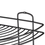 Полка угловая 4-ярусная 21*21*82,5см "Black", черный