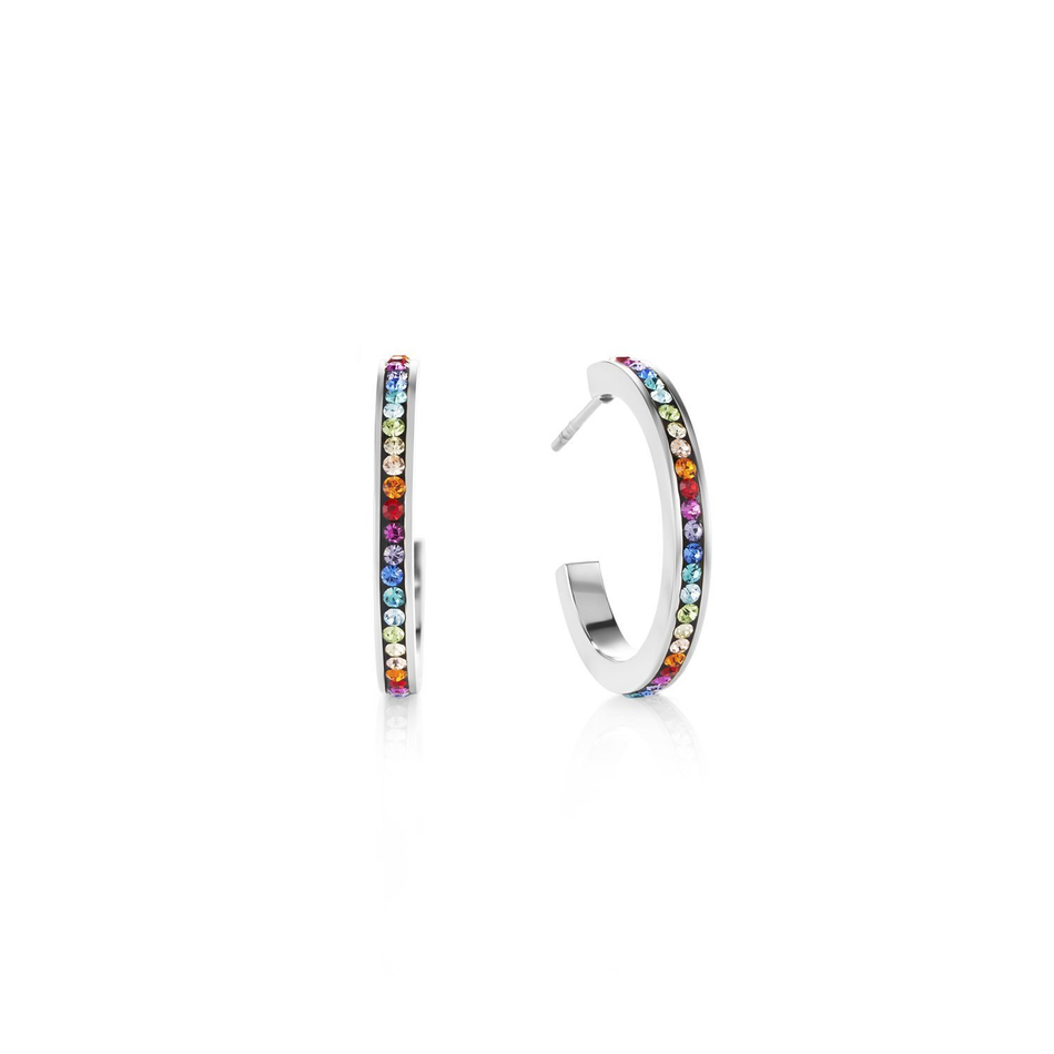 Серьги Coeur de Lion Multicolour Silver 0139/21-1517 цвет мультиколор, серебряный