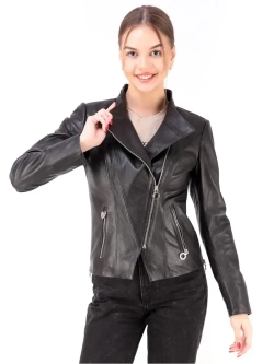 Косуха женская натуральная кожаная