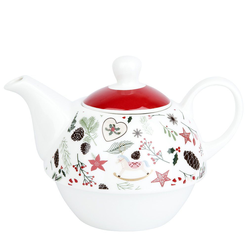 Набор 2пр " ": чайник v=400 мл и чашка v=270мл (подарочная упаковка)