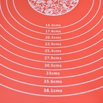 Коврик силиконовый для раскатки теста 70*50см YH740 №46