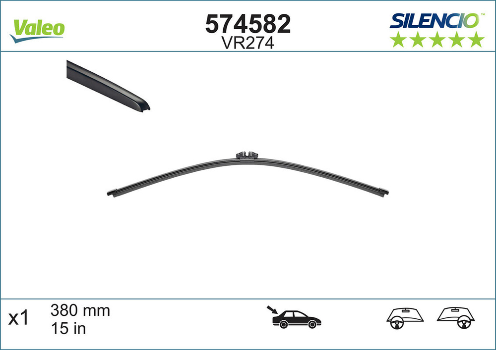 VALEO - 574582-VAL - Wiper Blade
