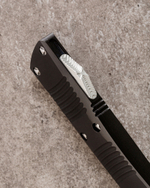 Автоматический складной нож SteelBro Troodon S/E Stonewash VG-10 139-10 (черный)