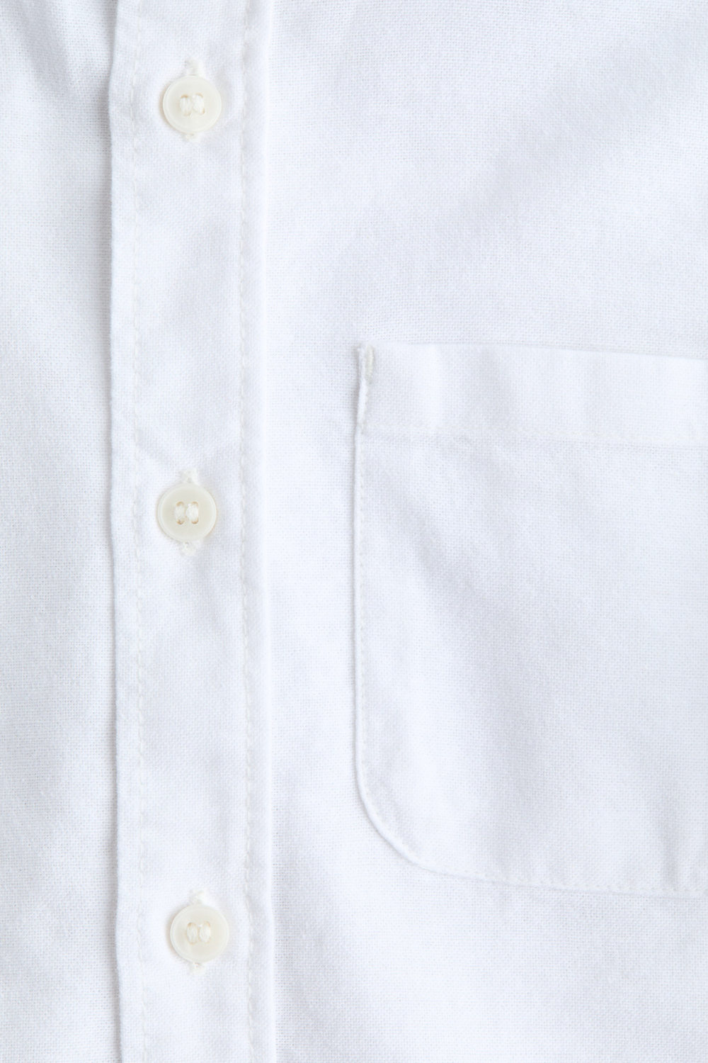 H&M Хлопковая рубашка, белый