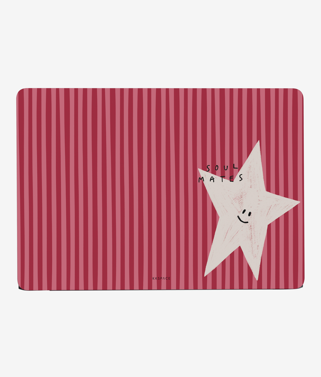 Виниловая наклейка SOULMATES (розовый) для MacBook