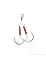 Крючок одинарный рыболовный 7117 SATI , №1/0, (2 поводка)