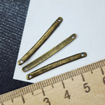 Коннектор палочка, 33мм, античная бронза, штучно