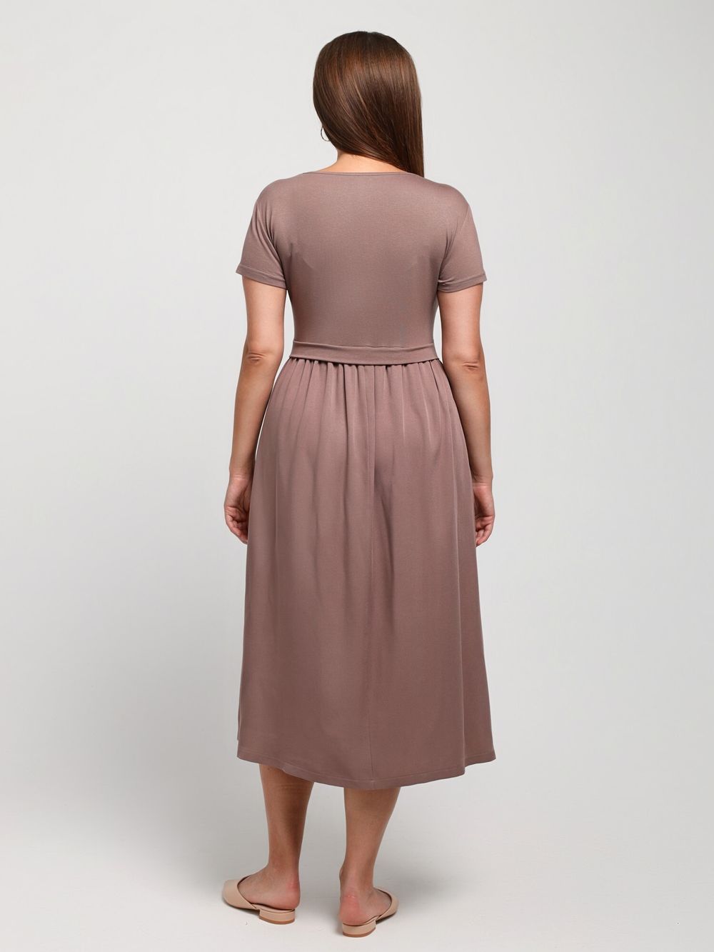 Платье Женственность Виотекс КОФЕЙНЫЙ