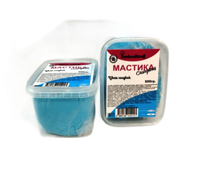 Мастика на какао масле Domkonditeroff 0.5 кг голубая