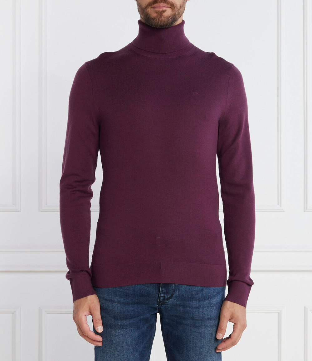 Хлопковый гольф Calvin Klein - фиолетовый(K10K110420)