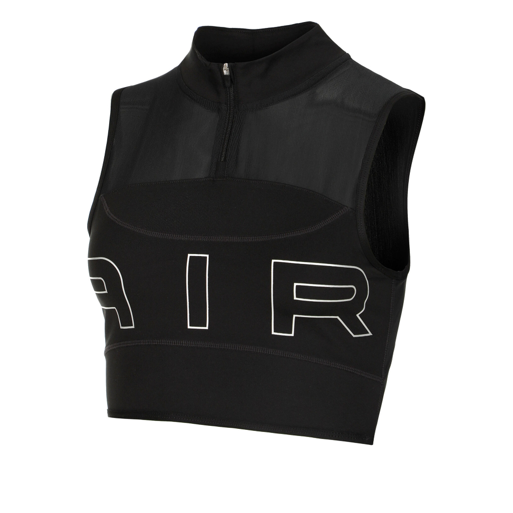 Женская теннисная майка Nike Dri-Fit Air Cropped Tank Top Women - Black