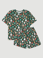 Пижама женская Mjölk Имбирный пряник, с коротким рукавом