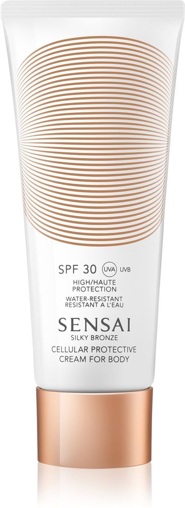 Sensai Silky Bronze Cellular Protective Cream Антивозрастной солнцезащитный крем SPF 30