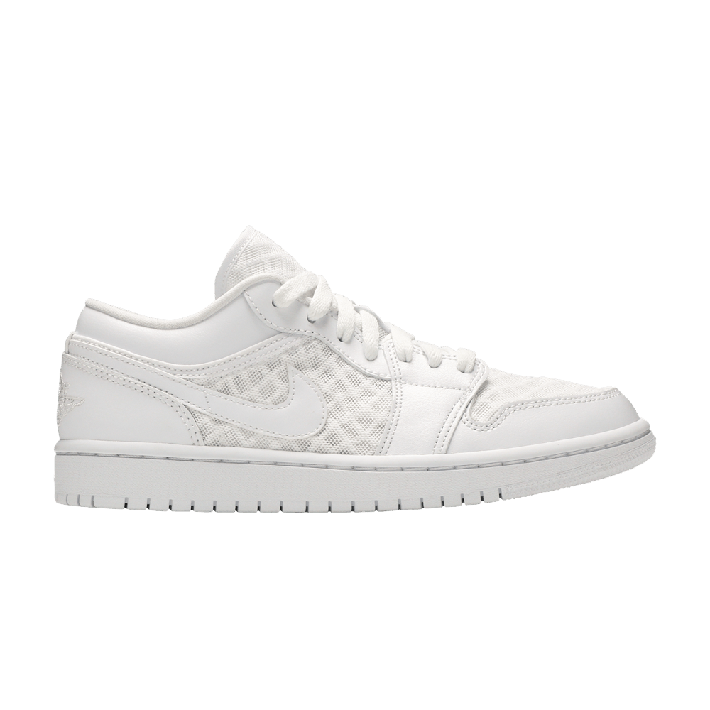 Кроссовки Jordan Air Jordan 1 Low All-White (Женская размерная сетка)