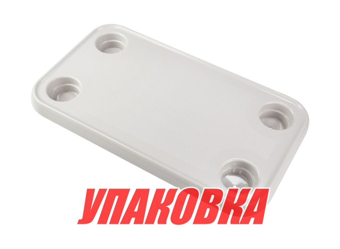 Столешница прямоугольная 409х680 мм, слоновая кость, Marine Rocket (упаковка из 10 шт.)