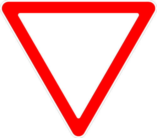 Знак Уступите дорогу 2.4