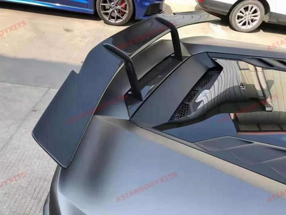 Карбоновый спойлер-крыло для Lamborghini Huracan Evo Coupe/Spyder 2019+ Ламборгини Хуракан
