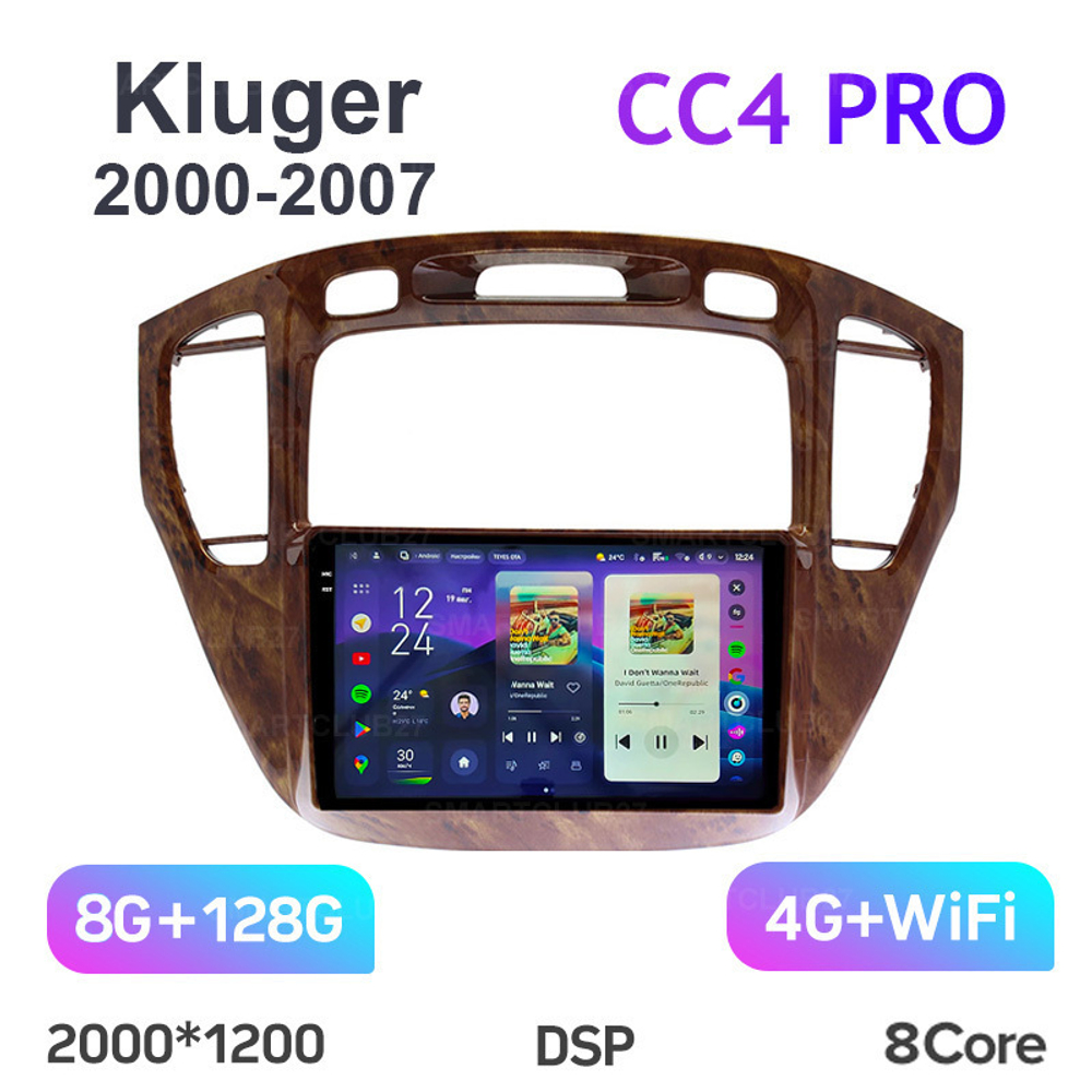 Teyes CC4 Pro 9" для Toyota Kluger 2000-2007