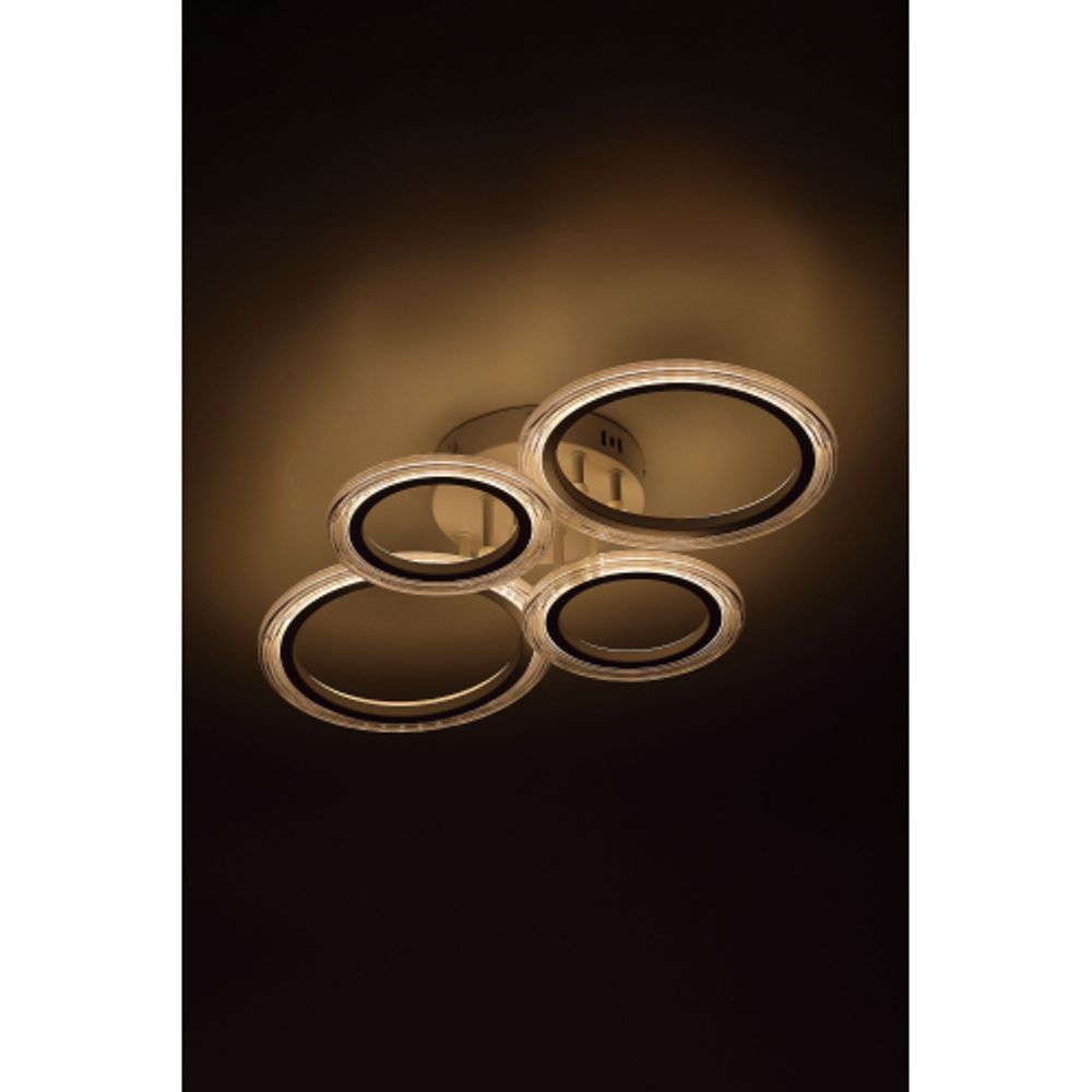 Светильник потолочный светодиодный ЭРА Модерн Ring CLL-1-59W 3K-6,5K RC WH с ДУ белый | Светильники SPB-6 с ДУ